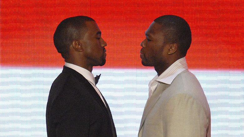 50 Cent et Kanye West s'affrontent sur scène