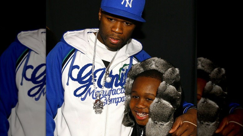 50 Cent et Marquis Jackson posant ensemble