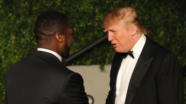 50 Cent et Donald Trump se saluent 
