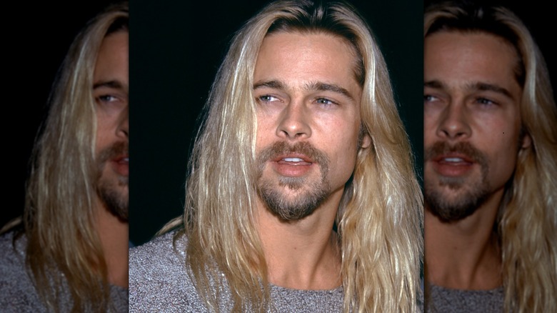Brad Pitt aux cheveux longs
