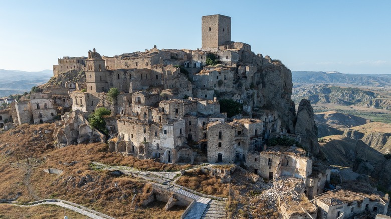 Village fantôme de Craco en Basilicate 