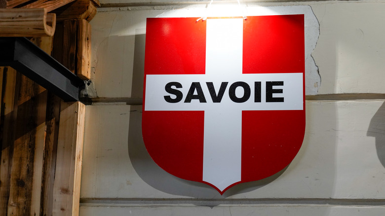 Drapeau représentant le département de la Savoie 