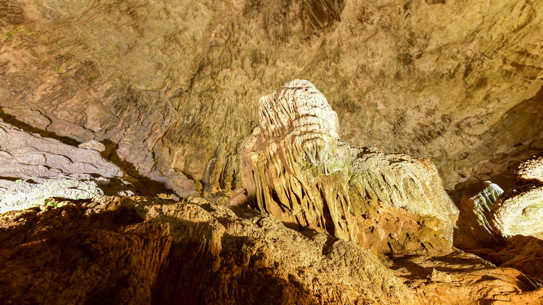 à l'intérieur de la grotte de Rio Camuy