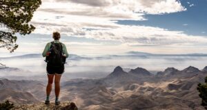 randonneur dans le parc national de Big Bend