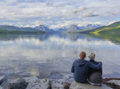 Lac du parc national des Glaciers