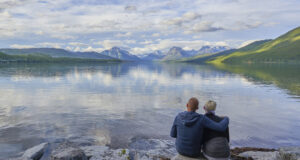 Lac du parc national des Glaciers