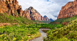 Parc national de Zion, rivière Virgin